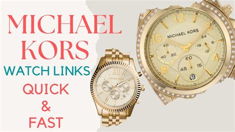 michael kors how to remove watch|replace movement michael kors 8281.